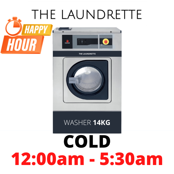 Washer 14kg [Cold] - HAPPY HOUR