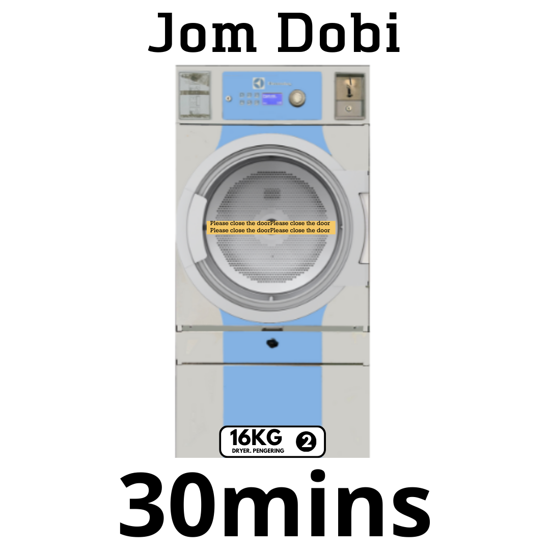Dryer D2 - 16kg [30mins]