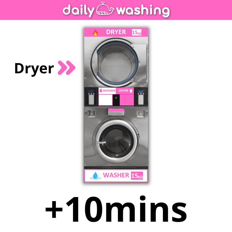 Dryer 15kg [Add 10mins]