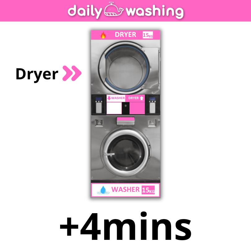 Dryer 15kg [Add 4mins]