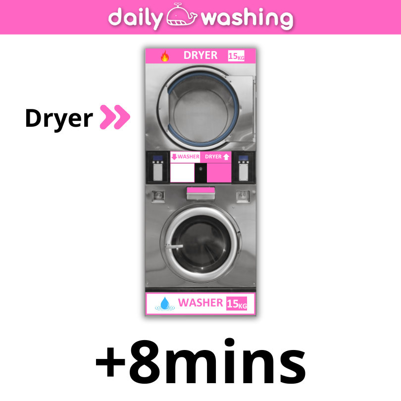 Dryer 15kg [Add 8mins]